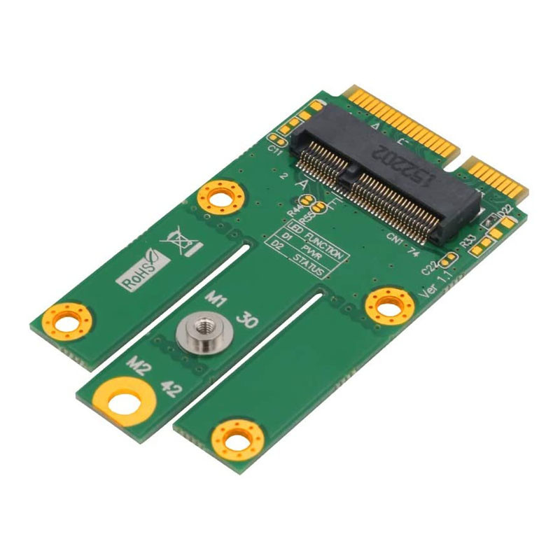 M.2 (ключ e NGFF) к переходнику карты M.2 Pcie Pcie WiFi переходника MPCIe (PCIe+USB)