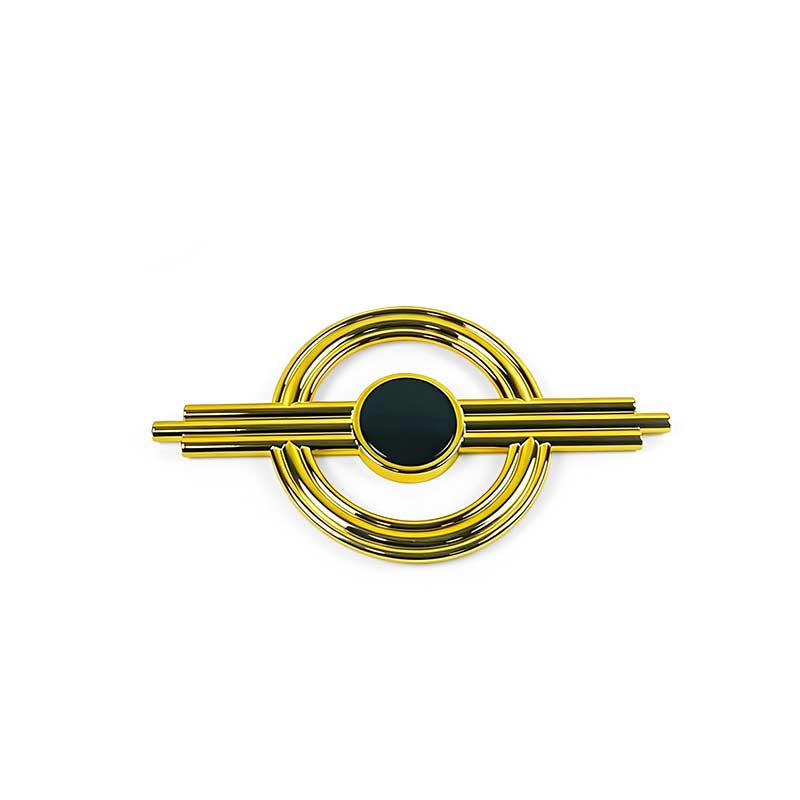 New Glossy Hollow-out Plastic Furniture Decorative Buttons Shaped Like Golden Ringed Planets Minimalist Sofa Ornament Buckles