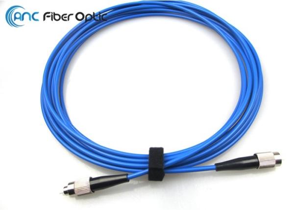 Simplex Armored Fiber Optic Patch Cord 3.0mm Jacket SC SCAPC LC FC ST Connector