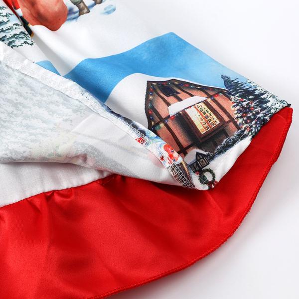 Petal Sleeve Children'S Dress Clothing Christmas Style