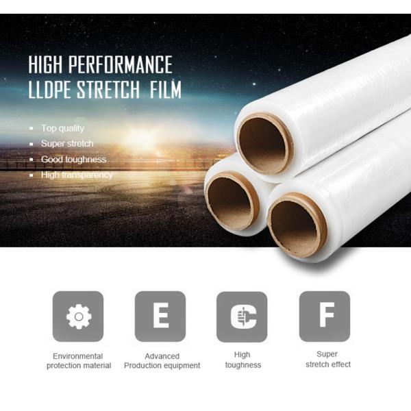 Pallet Wrap Packaging Plastic LLDPE Stretch Film 8 To 16 Micron 3M