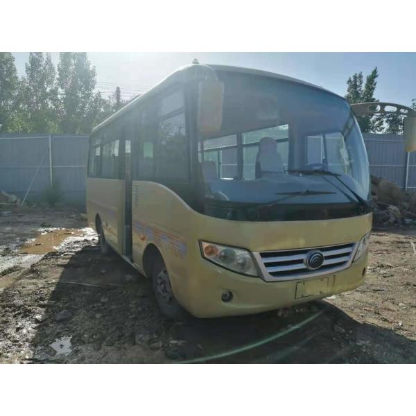 Used Mini Bus Yutong ZK6608 19 Seats Front Engine Steel Chassis Used Coach Bus Left Steering Low Kilometer