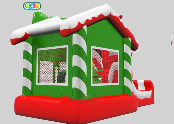 Child Party Pvc Outdoor Christmas Commercial Bouncing Castle With Blower