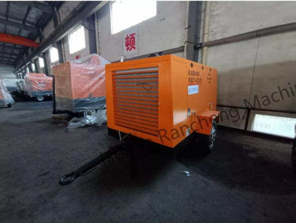 KSCY-400/14.5K  400cfm Diesel Portable Screw Air Compressor With Cummins Engine