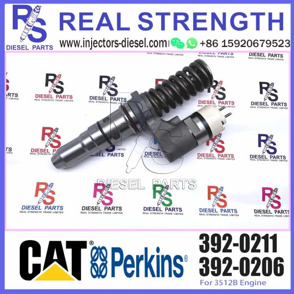 injetor 392-0211 para a injeção diesel 392-0211 do bocal do injetor da bomba do caminhão para o trilho comum da lagarta com solenoide