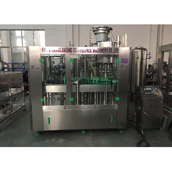 PET Plastic Glass 3 In 1 Monobloc Aerated Drink Beverage Water Bottle Production Machine / Equipment / Plant / System