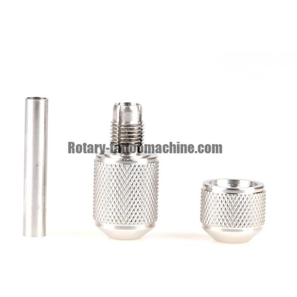 Auto Lock Stainless Steel Tattoo Grips , Tattoo Needle Grip For Tattoo Machine
