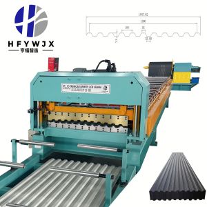 Metal Roofing C21 Roll Forming Machine with 0-40M/min Speed 11kw Main Motor and Chain Drive