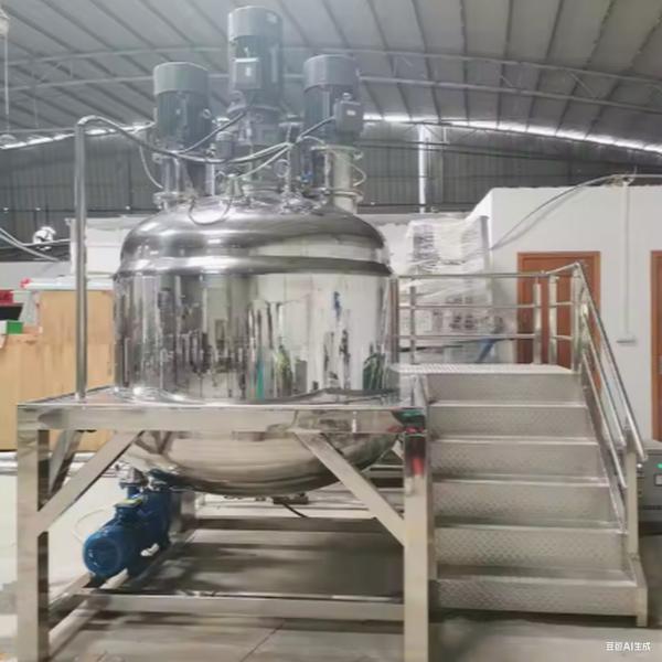 Mezclador homogeneizador al vacío de 1000L para crema de cuidado de la piel y pasta de dientes