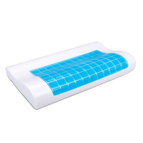 PU neck support memory foam Cooling Gel Pillow head rest sleeping