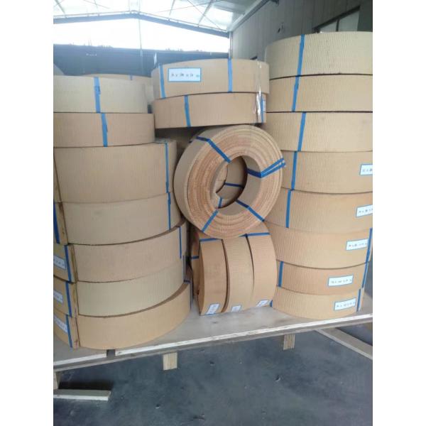 Brown Non Asbestos Woven Brake Belt For Ship Anchor Heavy Vehicle