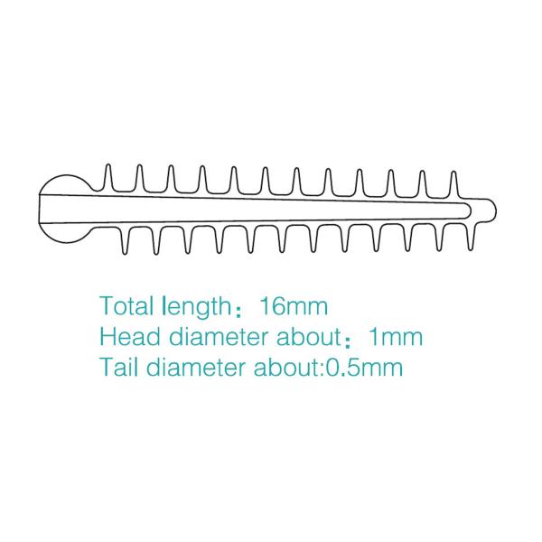 Composite Dental Sectional Matrix System Plastic Adaptive Wedges W3 1.0