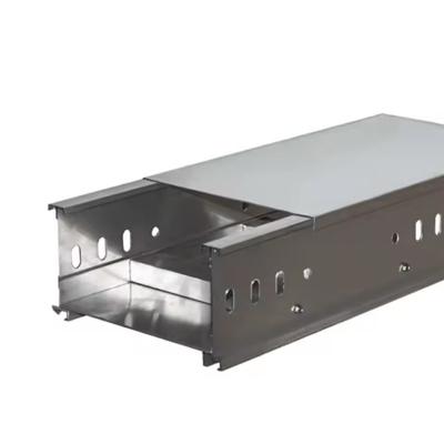 Customizable Medium Duty Trough Wall Mounted Cable Tray For Wiring Organization