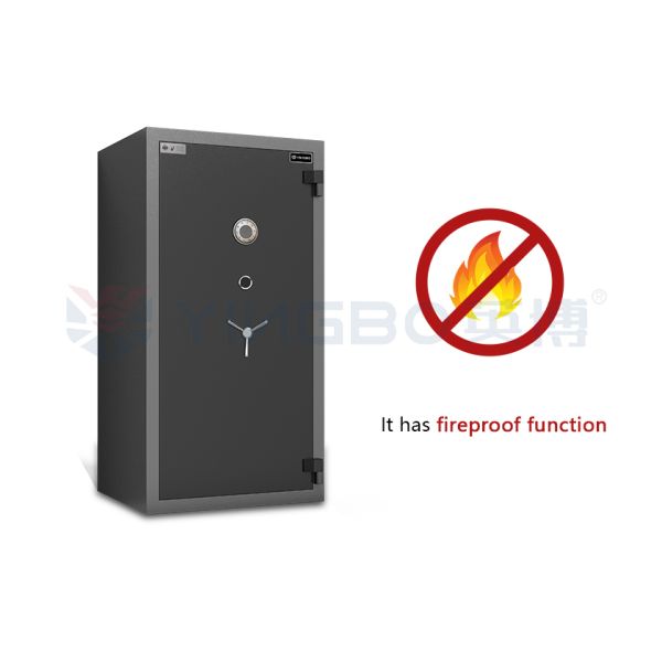 OEM Fireproof Safe Box Heavy Duty Anti Theft Alarm System Multiple Fire Prevention Design