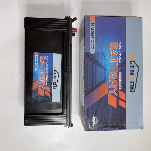 Excavator Sealed Lead Acid Battery Heavy Duty N120MF 12v 120ah CCA870A