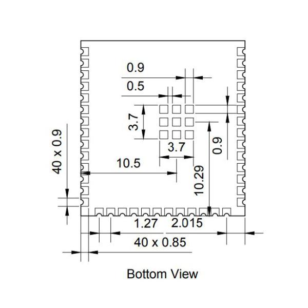 Вспышка модуля связи ESP32-S2-SOLO-2-N4R2 антенны PCB беспроводная SPI