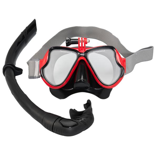 Máscara de buceo profesional para adultos con protección antivaho y antifugas UV, correa ajustable, adecuada para miopía