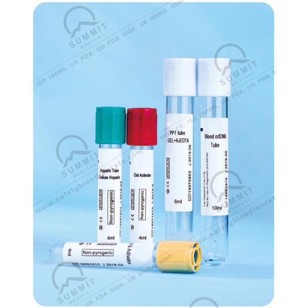 Красная крышка активатора сгустков, вакуумный тип, PET трубка, 13 мм*75 мм