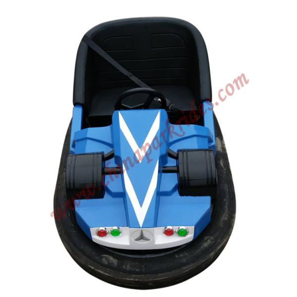 Theme Park Bumper Cars Ride Red Green Blue Color Fiber Glass Material