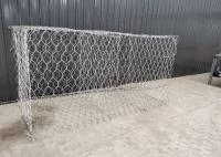 Tension élevée galvanisée plongée chaude Gabion Mesh Cage For River Reconstruction