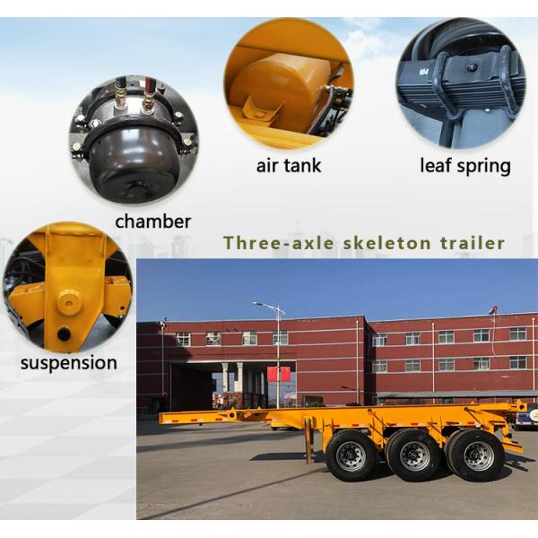 Профессиональный оптовый 3 оси 40ft контейнерный трейлер в Индии и Малайзии