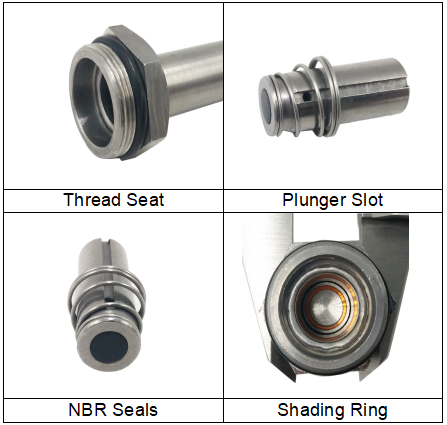 K0950 ASCO Type Solenoid Pilot Repair Kit With Armature Assembly For SCG353A47/50/51