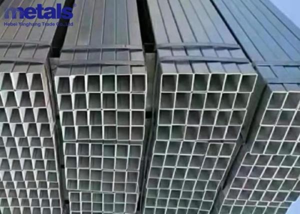 Galvanized Square Steel Pipe 1/2 to 48 Inch for Construction
