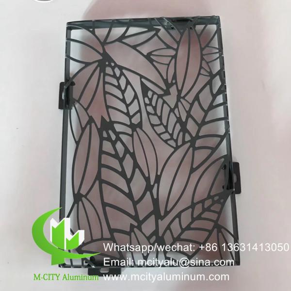 3D металлический садовый экран алюминиевый экран конфиденциальности металлический фасад облицовочный лист 2,5 м декорация стены фасада