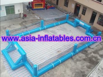 School Inflatable Soccer Field / Soap Football Field For Teenager Play