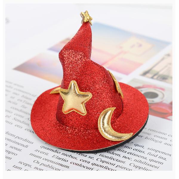 Halloween Hat Hairpin Costume Bonnet Hair Accessories For Kids Hair Clips Sequins