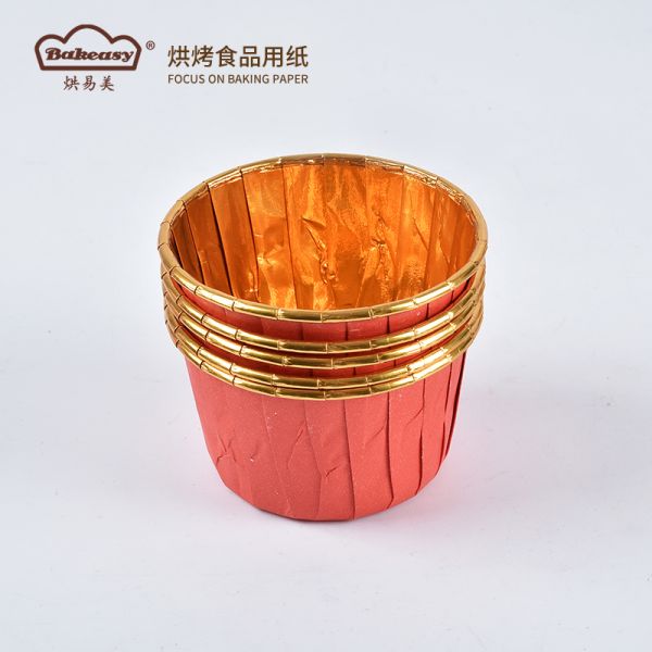 Rolled Rim Muffin Cup for Cupcakes Greaseproof & Disposable Premium Food-Grade Liners
