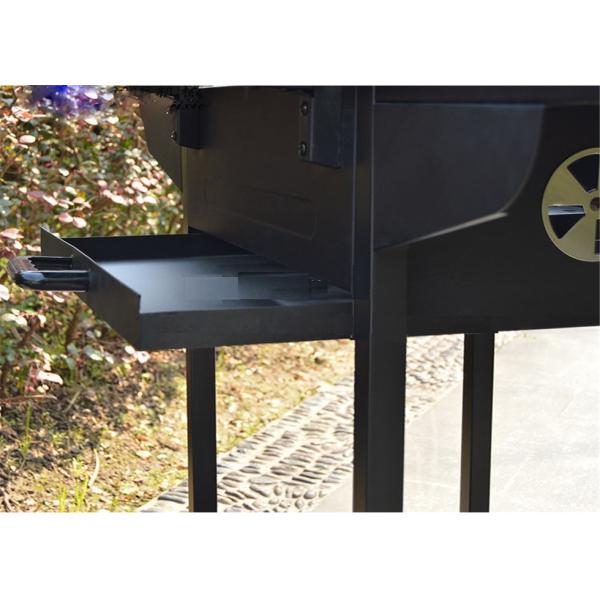 Factory price outdoor villa countryard Charcoal BBQ Grill Trolley Smoker Barbecue Grillfor 5 people