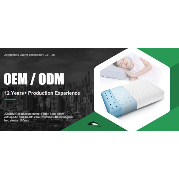 Christmas 40 Rectangular Bed Sleeps 100pcs Woven Memory Foam Neck Pillow with Gel Infusion