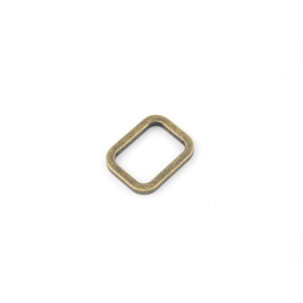 20mm Inner Size Metal Square Buckle For Handbag Strape Anti - Brass Color