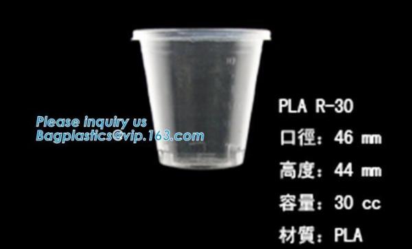 PLA compostabale Cup, PET Cup, PP Cup, PS Top Snack Cup Straw, Food Takeout Box, Salad Plastic Bowl Pulp