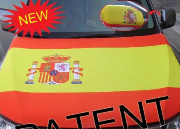 Promotional Car Hood Covers National Digital Sublimated Printting Flag 80*120cm