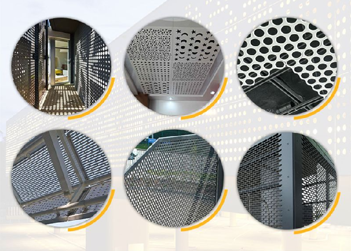 Durable Perforated Mesh Sheet For Filtration Decoration And Security