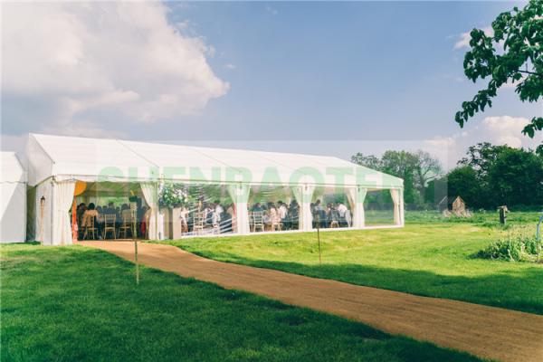 Decorations Marquee Wedding Party Tent , Luxury Wedding Tent Outdoor Set Up