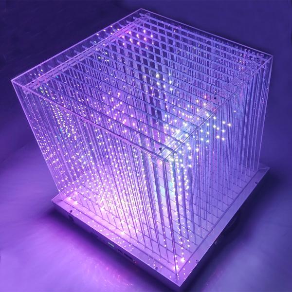 Design de cubo Iluminação interior Shopping Mall Decoração Luzes Pixel AC220V Fornecimento