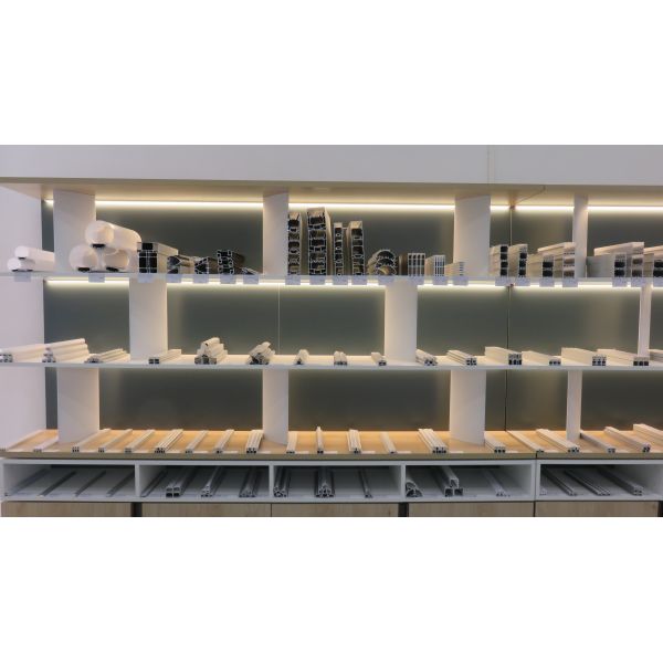6063-T5 Aluminum Alloy LED Aluminum Profile with Anodized Surface and PC Lens Diffuser for LED Strip Channel