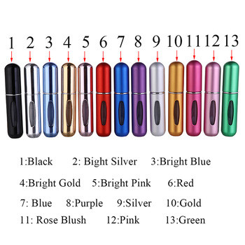 Косметика брызг атомизатора духов алюминиевая разливает 80*16.5mm по бутылкам многоразовое 5ml 8ml