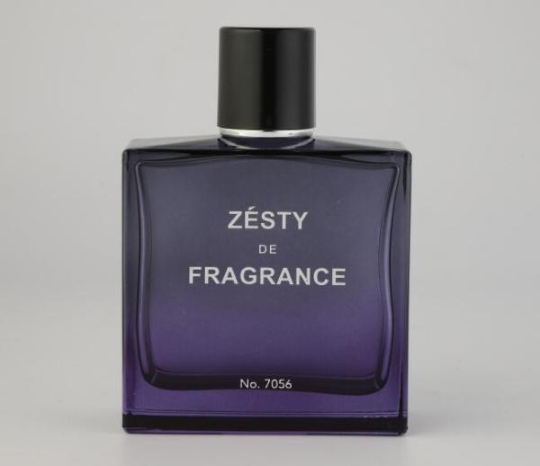 100ml Square Glass Perfume Bottle Personal Care Packaging OEM Screen Printing And Painting