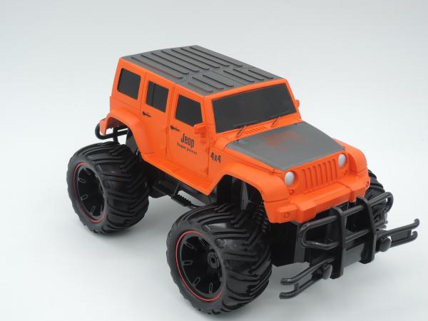 Off Road Remote Control Jeep Toy Orange Color , RC Remote Control Vehicle