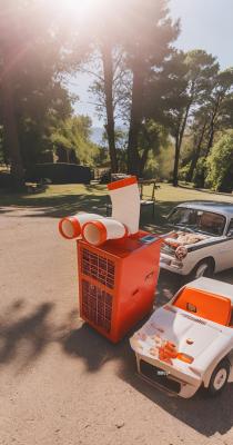 Refrigerador de puntos con drenaje libre y pantalla táctil de operación