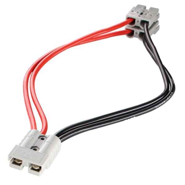 50 Quick 300mm Electric Wire Harness 600V Double Pole Connector