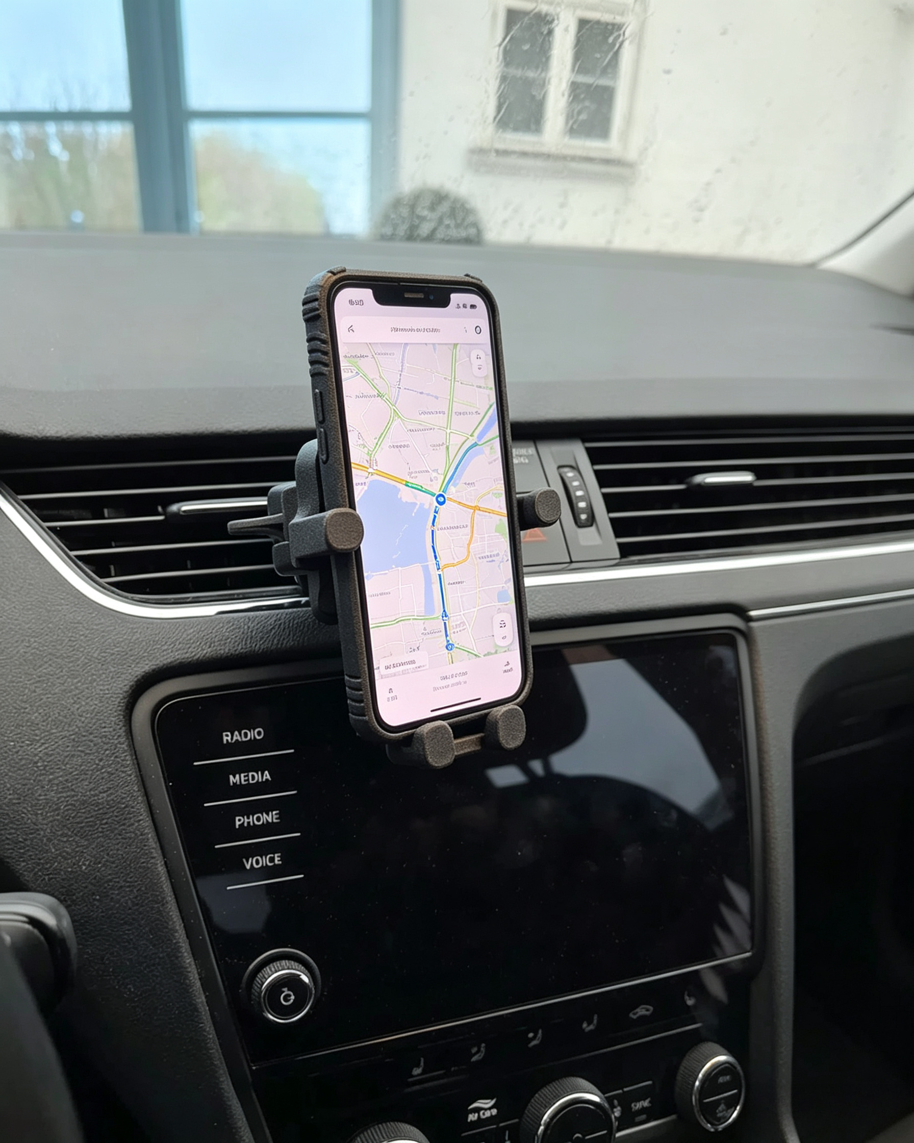 Vehicle Digital 3D Printing No Shake Navigation  Air Outlet Phone Bracket For Car
