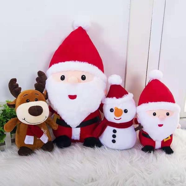 Christmas Moose Stuffed Animal Presents Christmas Plush Toy For Tree Decorations