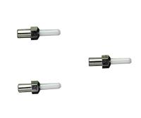 SC LC Fiber Optic Components Ceramics Zirconia Sleeve Ferrule White Color