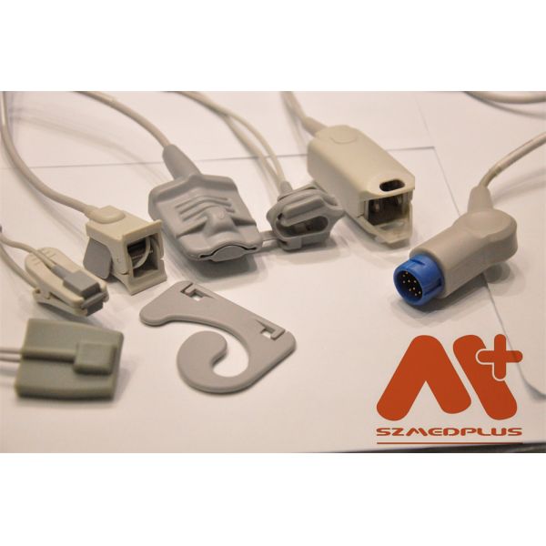 Soft Tip Reusable Pulse Oximeter Sensor Adult HP M1190A