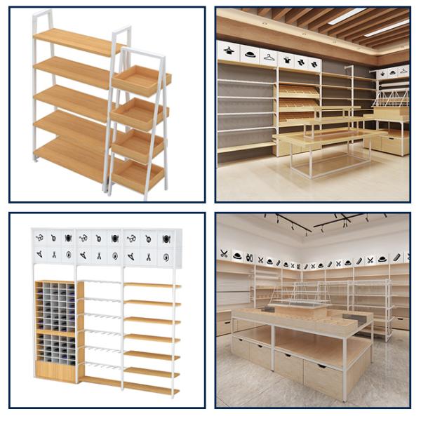 Стальные и деревянные стенды для розничных магазинов